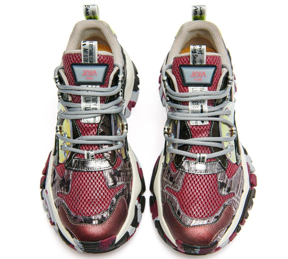 SNEAKER LEVEL RED GREY JOIA PARIS