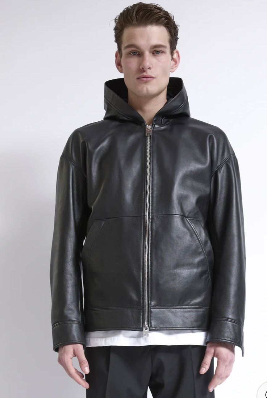 GIUBBOTTO IN PELLE LESHOMMES