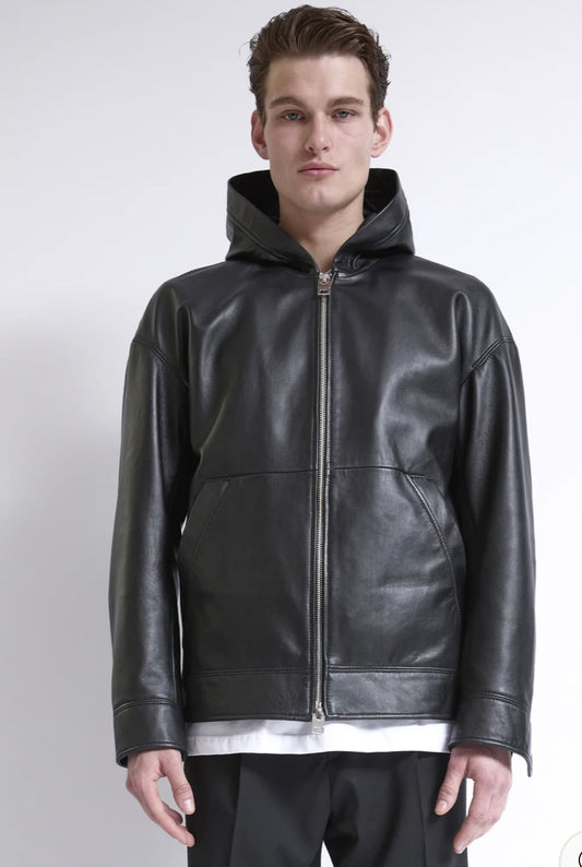 GIUBBOTTO IN PELLE LESHOMMES