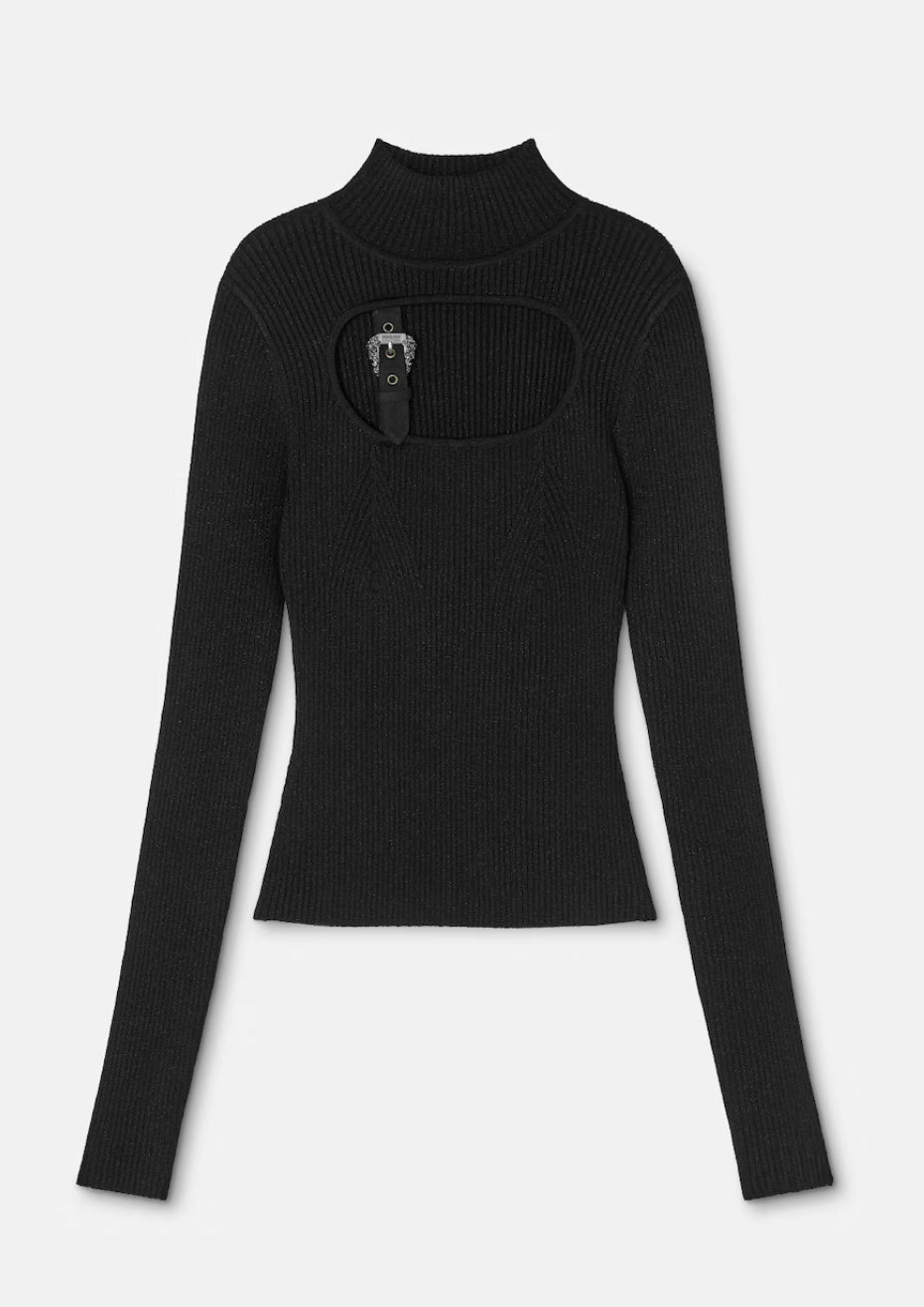 TOP A COSTE CON FIBBIA VERSACE DONNA