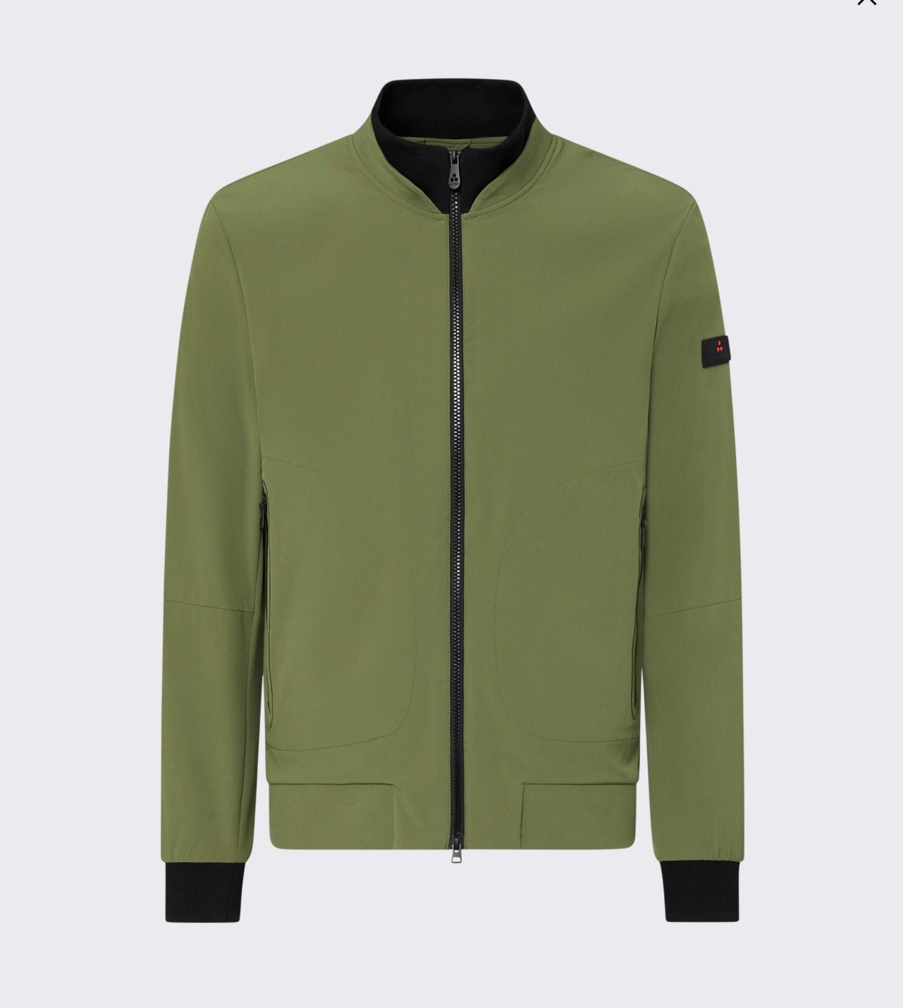 BOMBER CON DETTAGLI NERI PEUTEREY