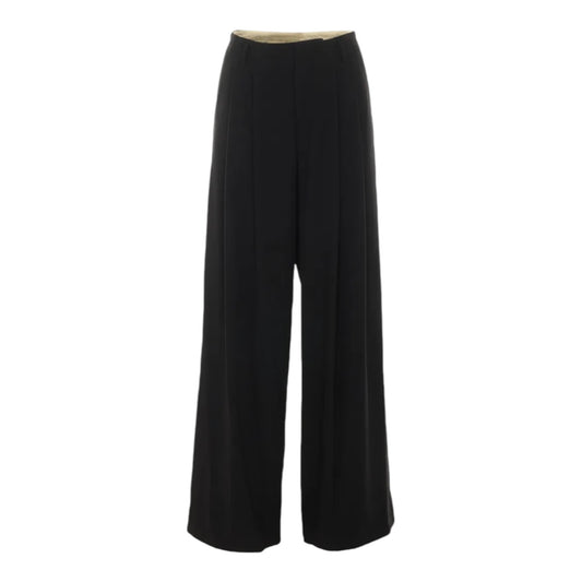 PANTALONE A GAMBA LARGA CON PIEGHE ELEH