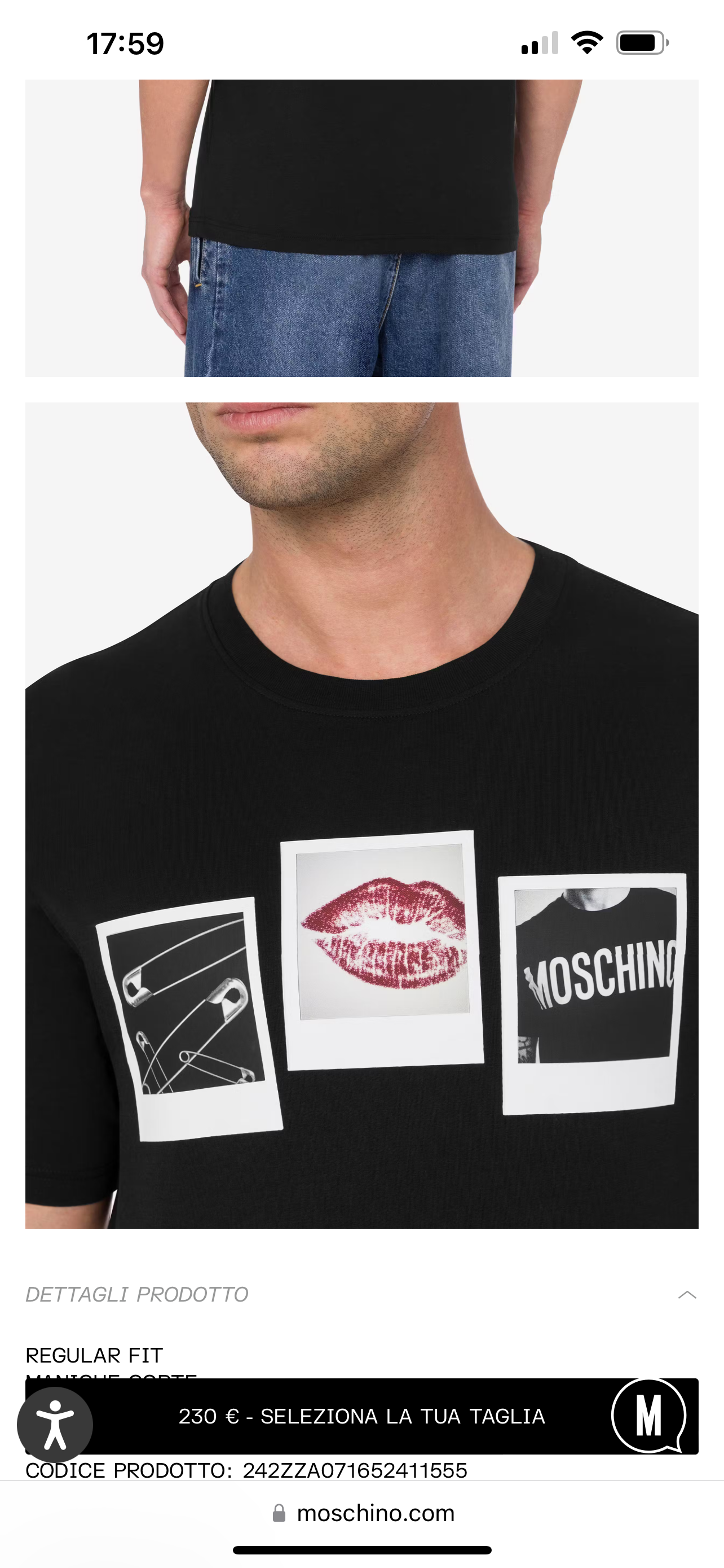 T-shirt Moschino