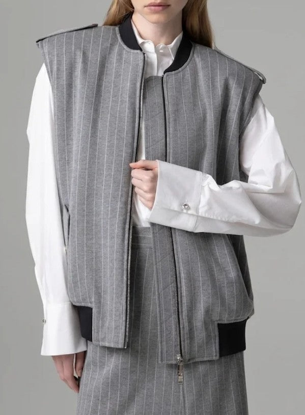 GILET OVER ZIPPATO GAËLLE